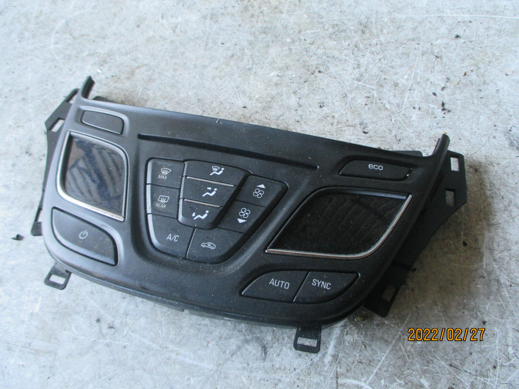 VAUXHALL INSIGNIA 2014 DIGITAL HEATER AC CLIMATE CONTROL PANEL 26202377