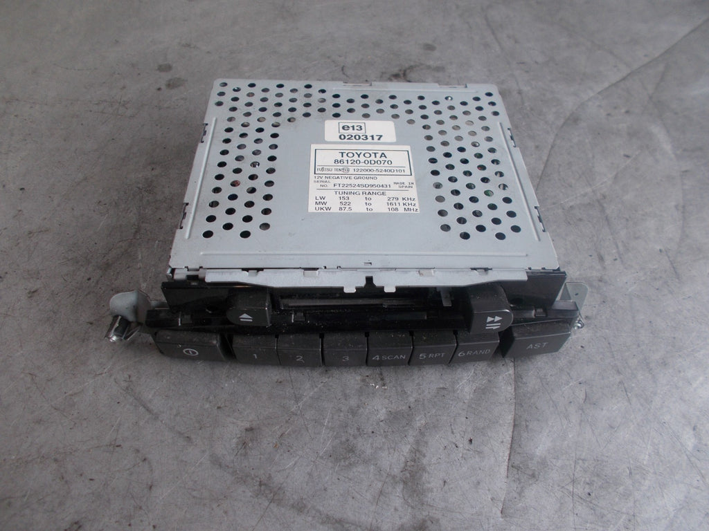 TOYOTA YARIS 2005 MK1 CASSETTE TAPE DECK 861200D070