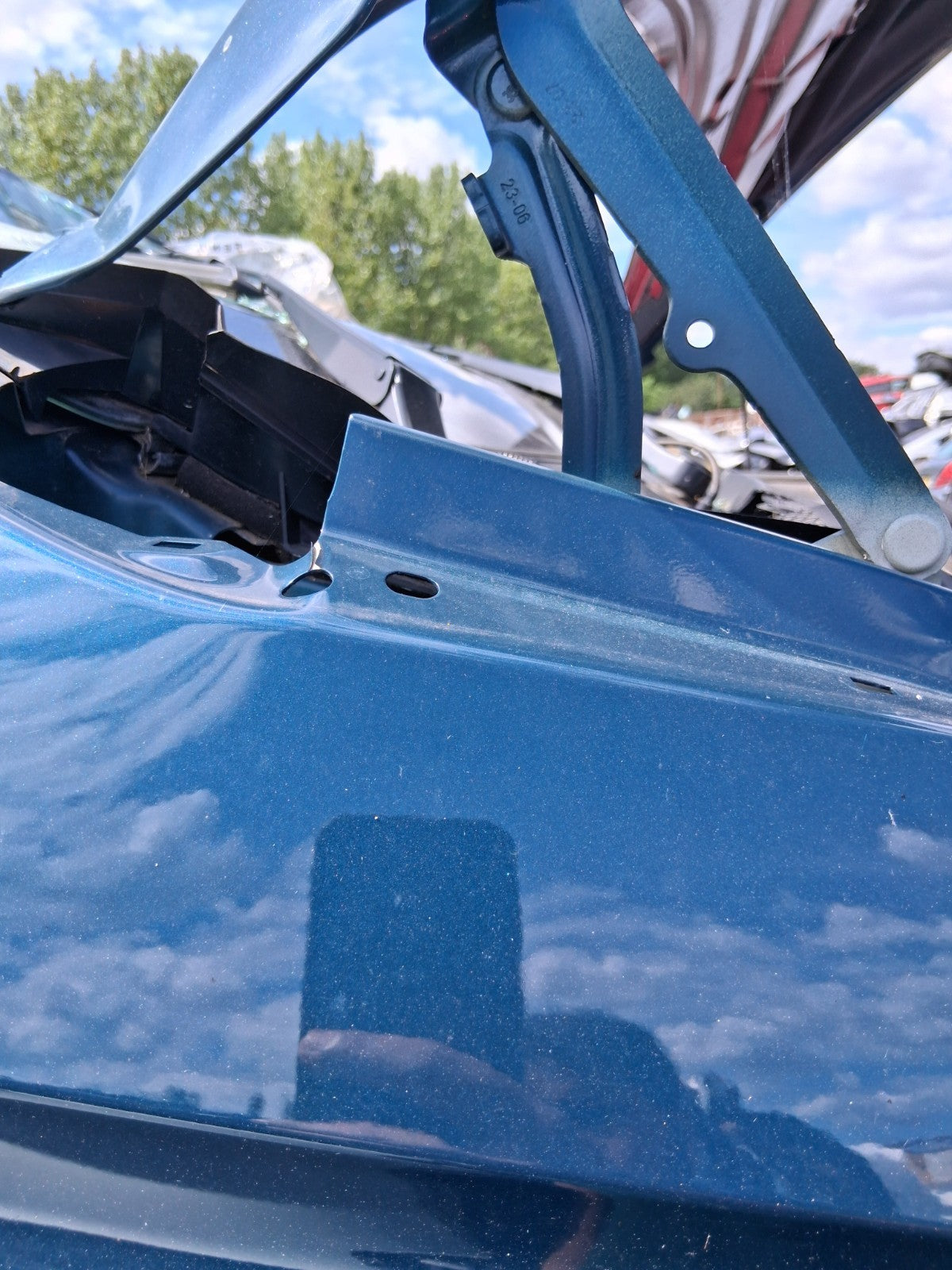 2023 PEUGEOT 5008 MK2 OSF DRIVER SIDE FRONT RIGHT WING PANEL CELEBS BLUE ESY