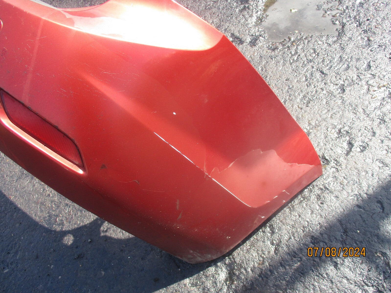 FORD FOCUS MK2 2008 FACELIFT ESTATE REAR COMPLETE BUMPER RED