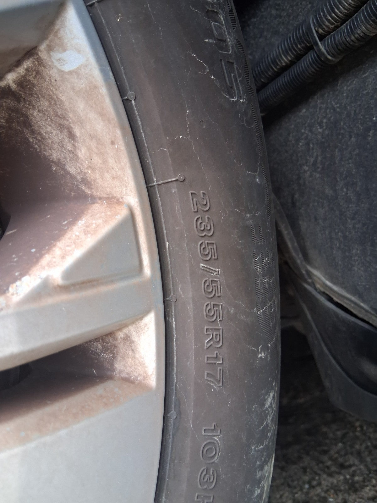 2023 VOLKSWAGEN CARAVELLE T6.1 17 INCH ALLOY WHEEL WITH TYRE 235/55R17
