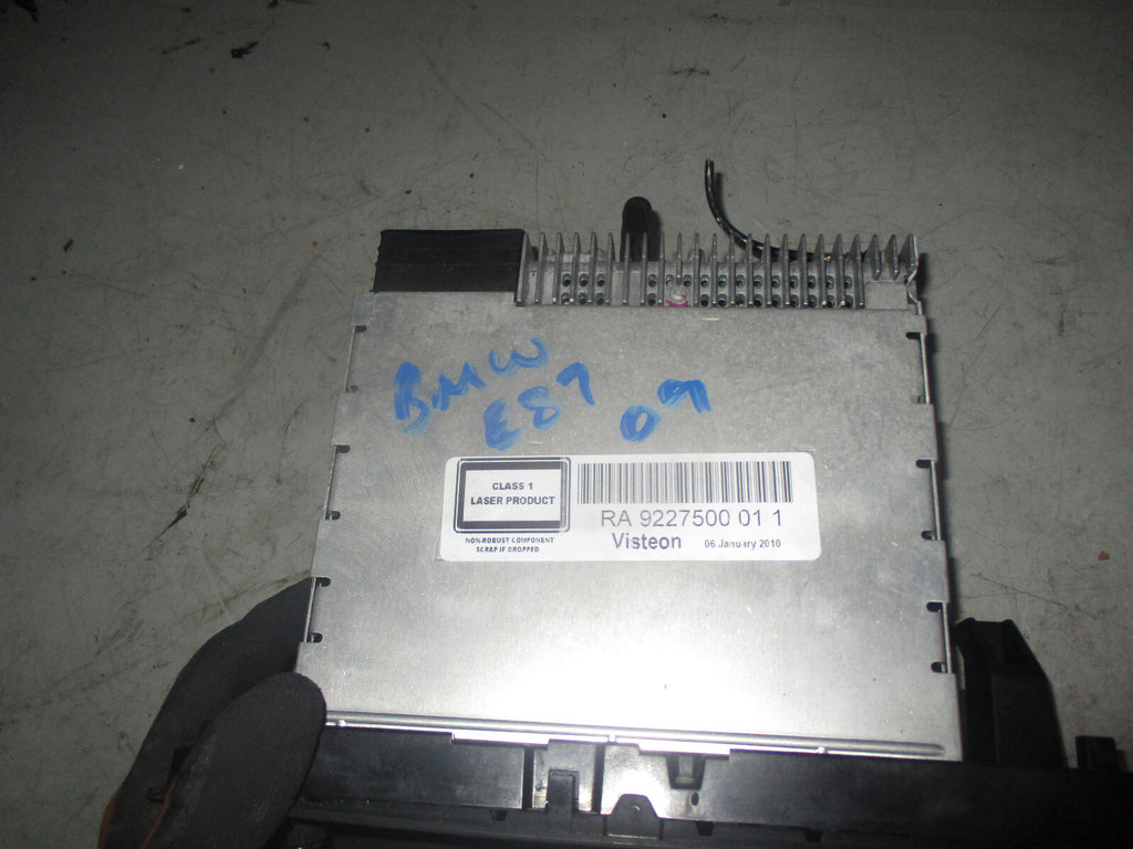 BMW 1 SERIES 2010 E87 STEREO SYSTEM 922750001