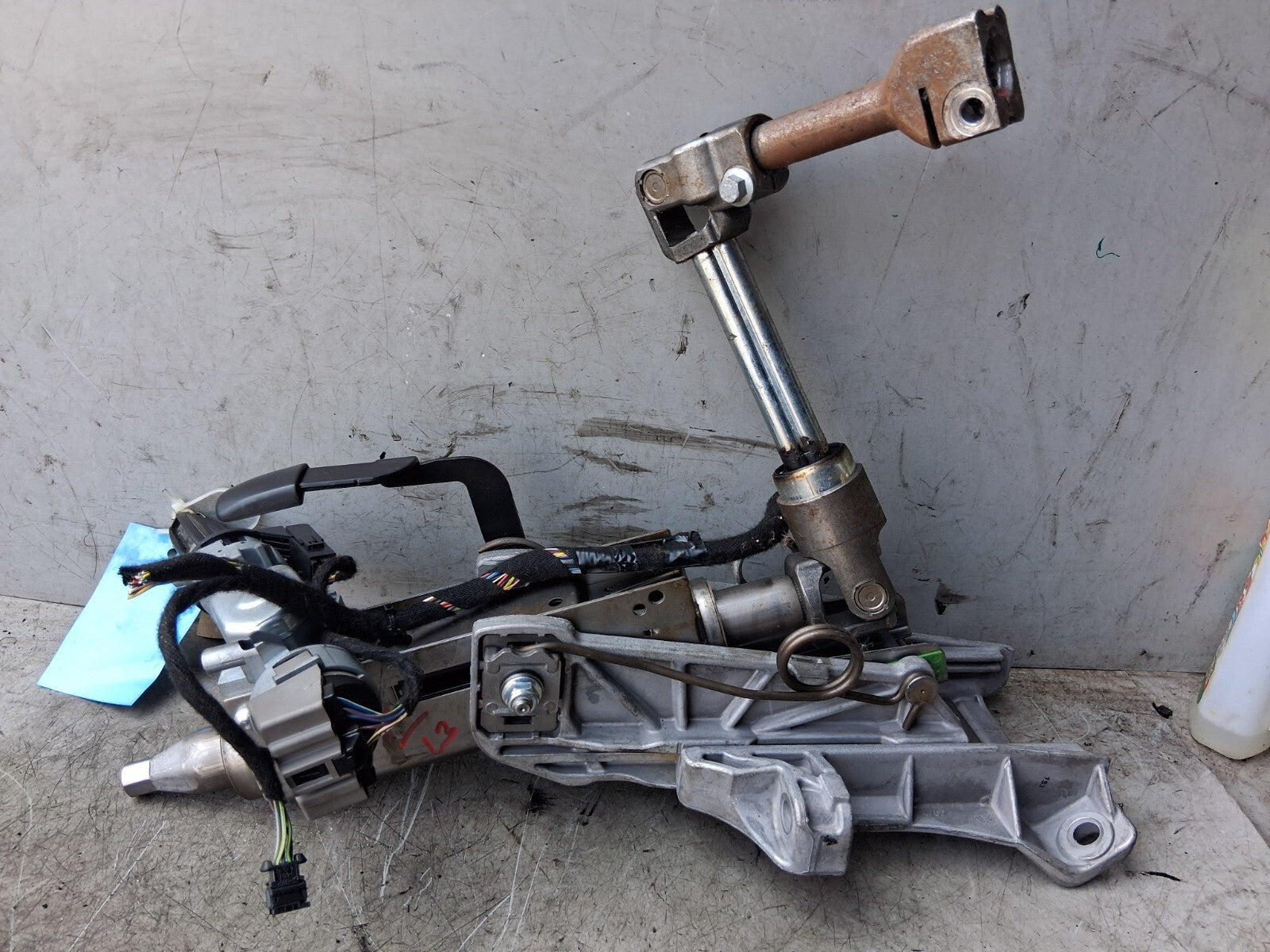 2013 FORD S MAX MK1 STEERING COLUMN & IGNITION BARREL WITH KEY 6G9N3C529