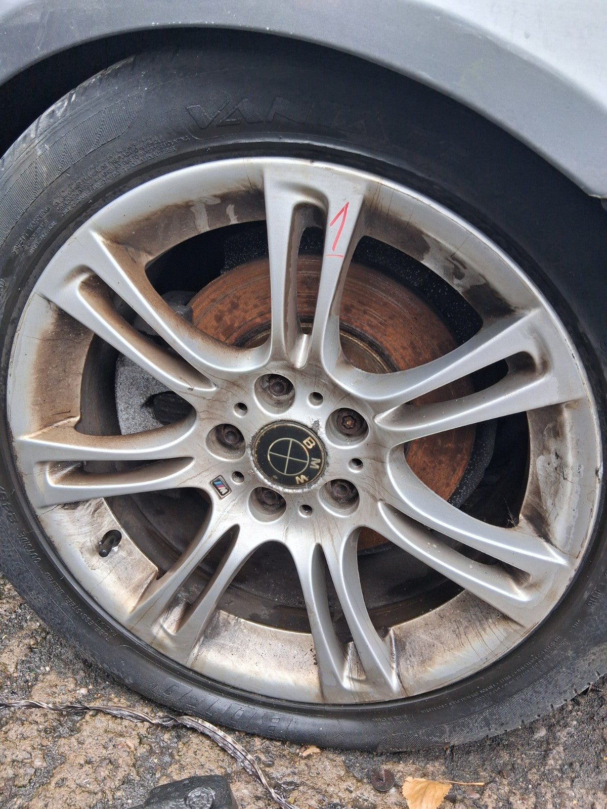 2010 BMW 5 SERIES F10 M SPORT 18 INCH ALLOY WHEEL WITH TYRE 245/45R18