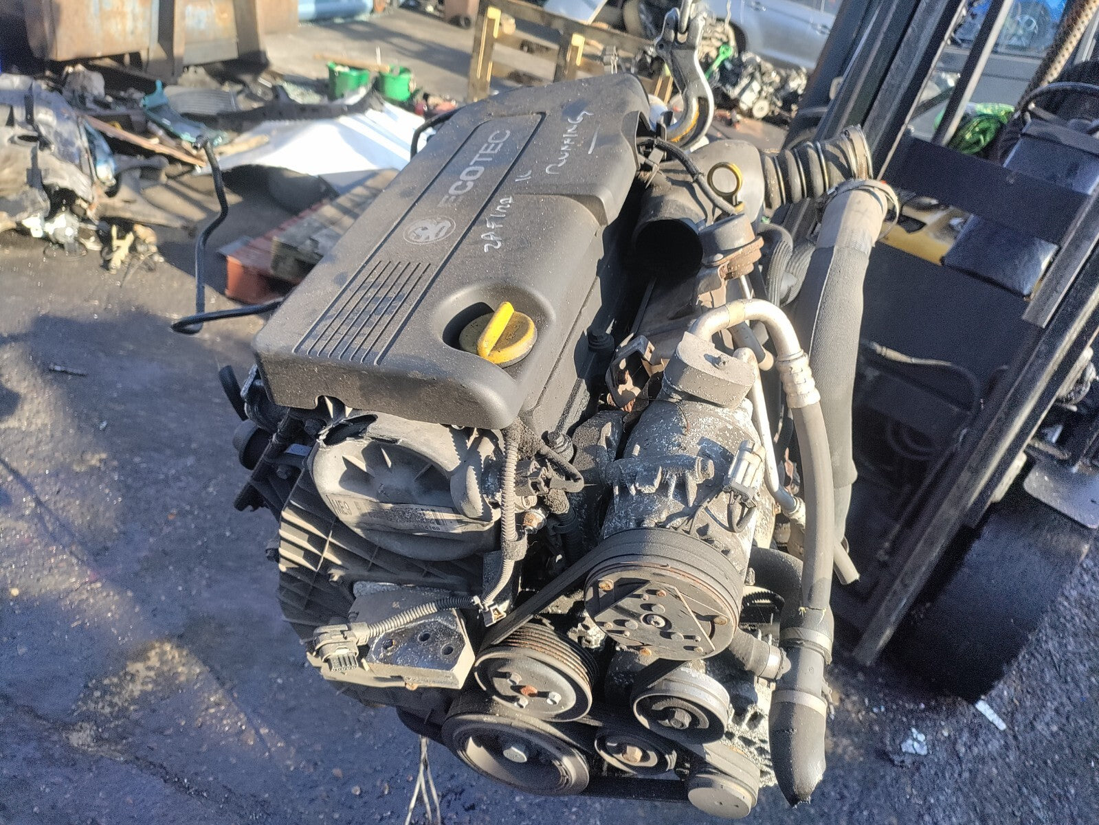VAUXHALL ZAFIRA B 2010 1.7 DIESEL COMPLETE ENGINE A17DTR