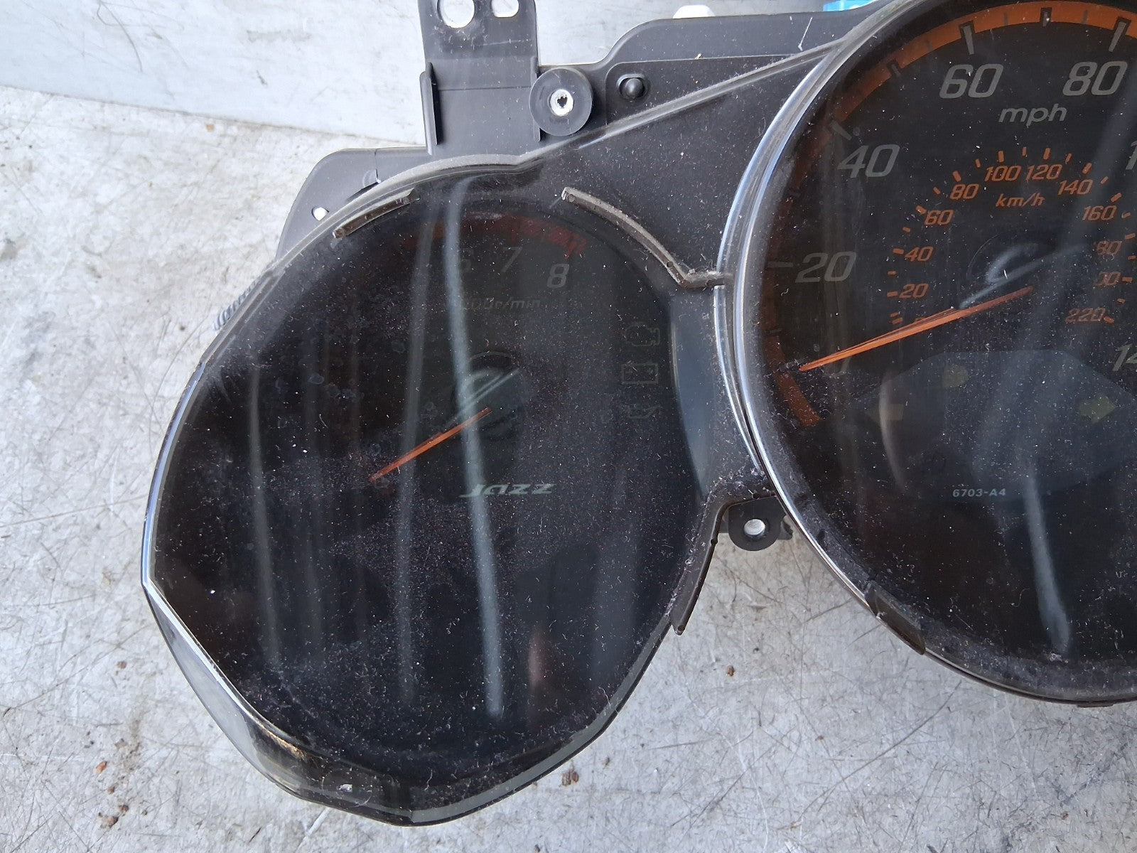 2007 HONDA JAZZ MK2 SPEEDO SPEEDOMETER INSTRUMENT CLUSTER 78100SAAD500