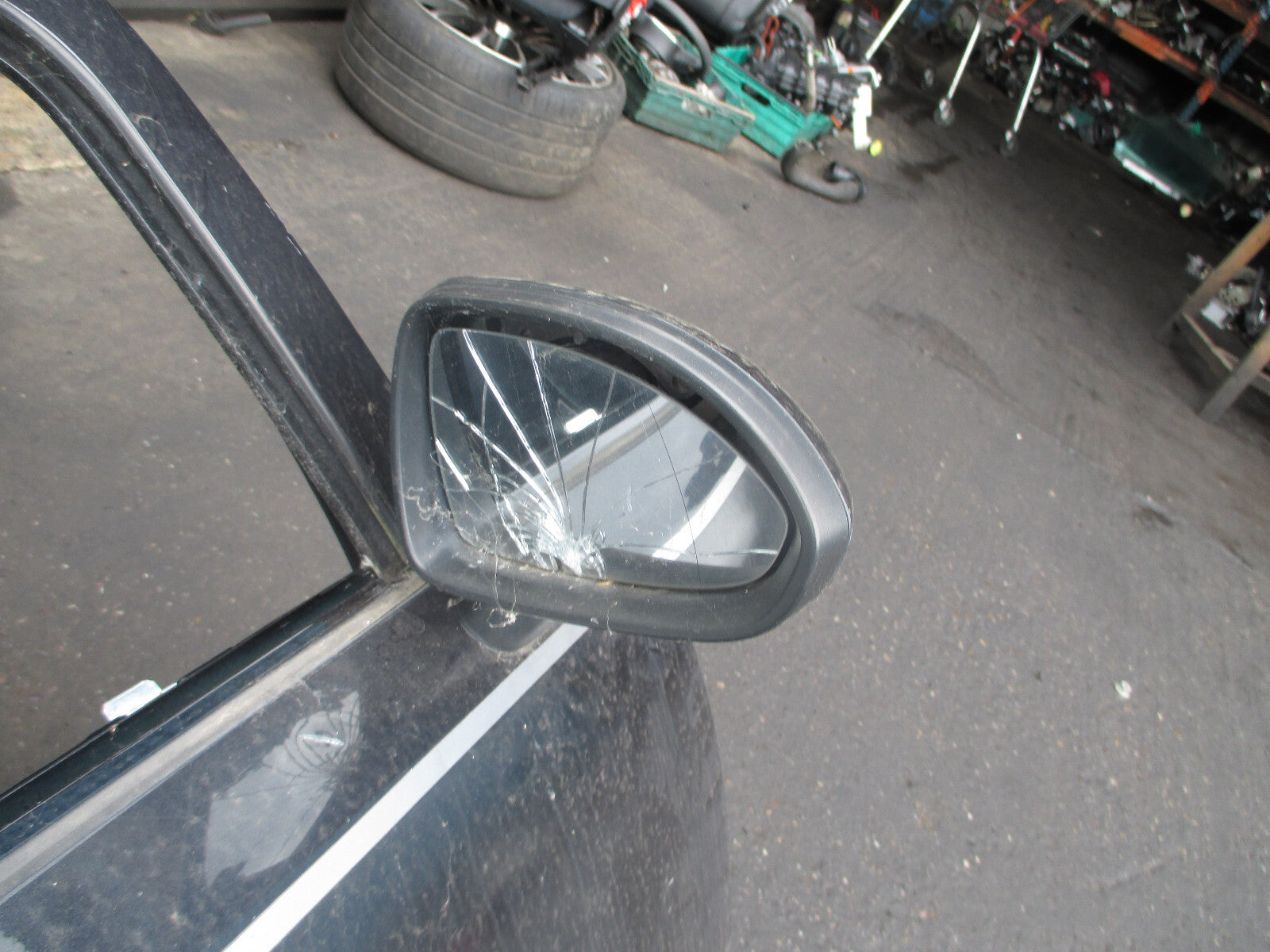 VAUXHALL CORSA D 2013 3 DOOR OS DRIVER SIDE BARE DOOR BLACK