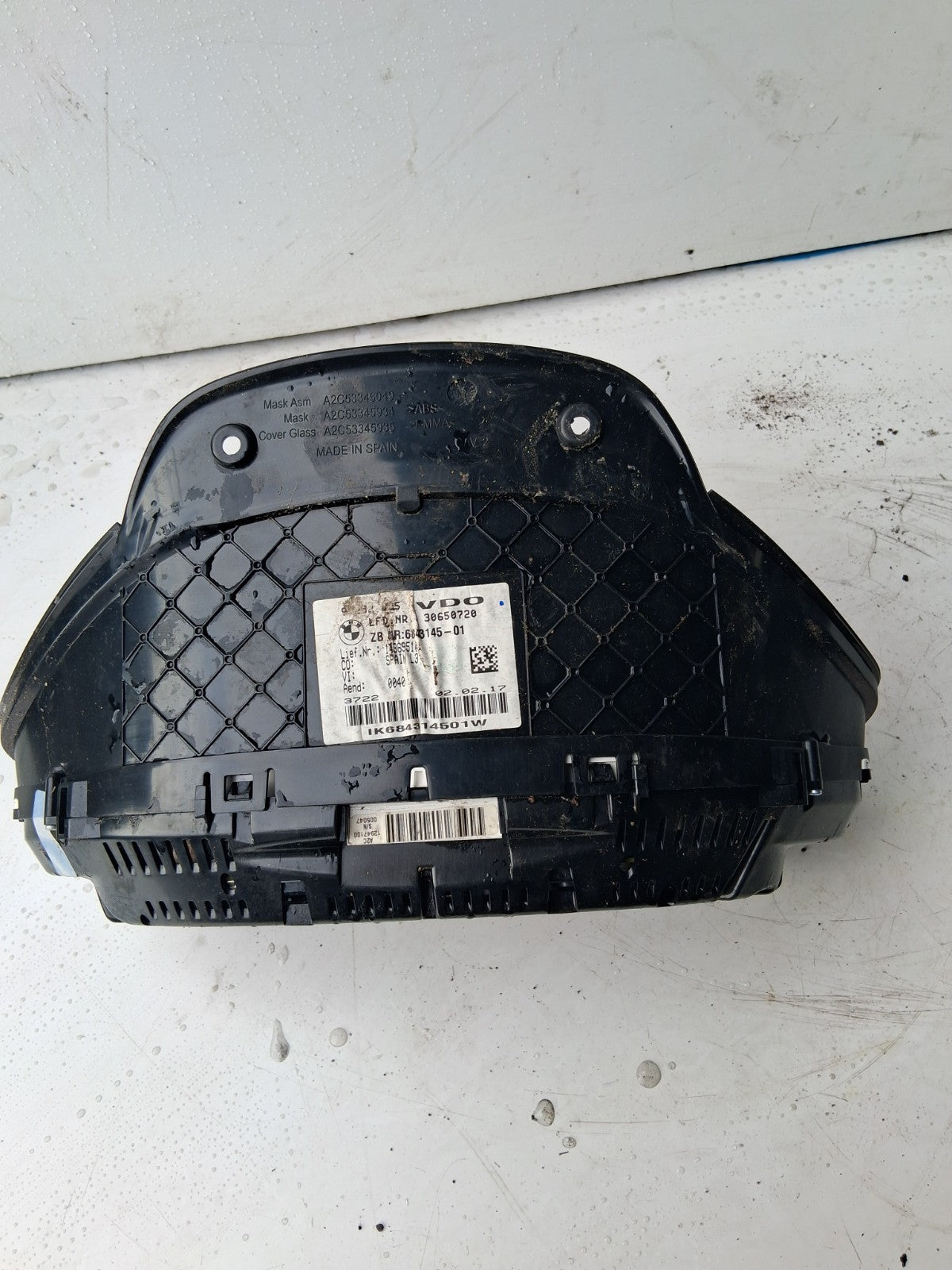 2017 BMW 3 SERIES F30 SPEEDOMETER INSTRUMENT CLUSTER SPEEDO UNIT 6843145