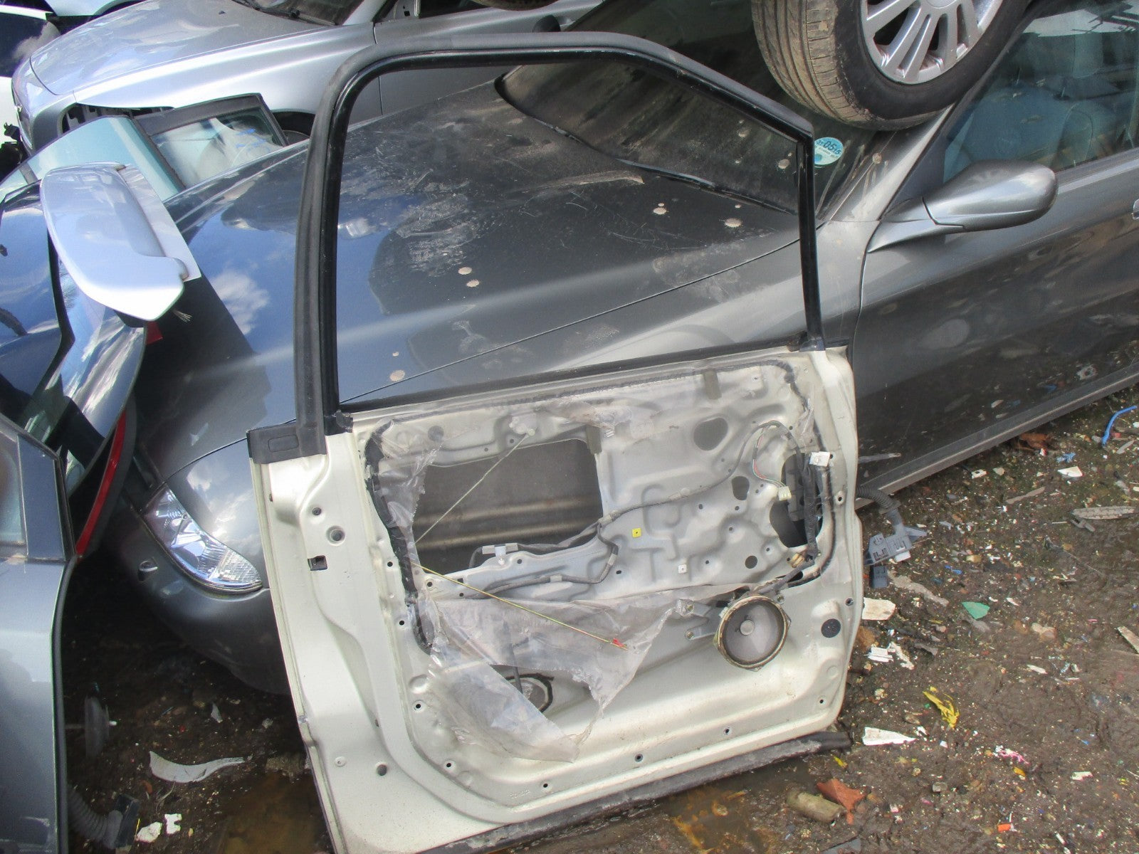 1994 TOYOTA LUCIDA ESTIMA NSF PASSENGER SIDE FRONT DOOR COMPLETE
