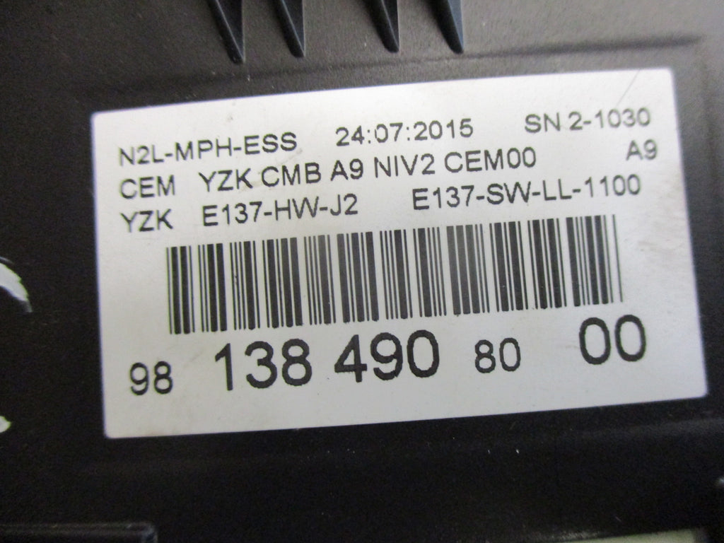 2012-2016 PEUGEOT 208 1.2  SPEEDOMETER CLOCKS INSTRUMENT CLUSTER 769317790U