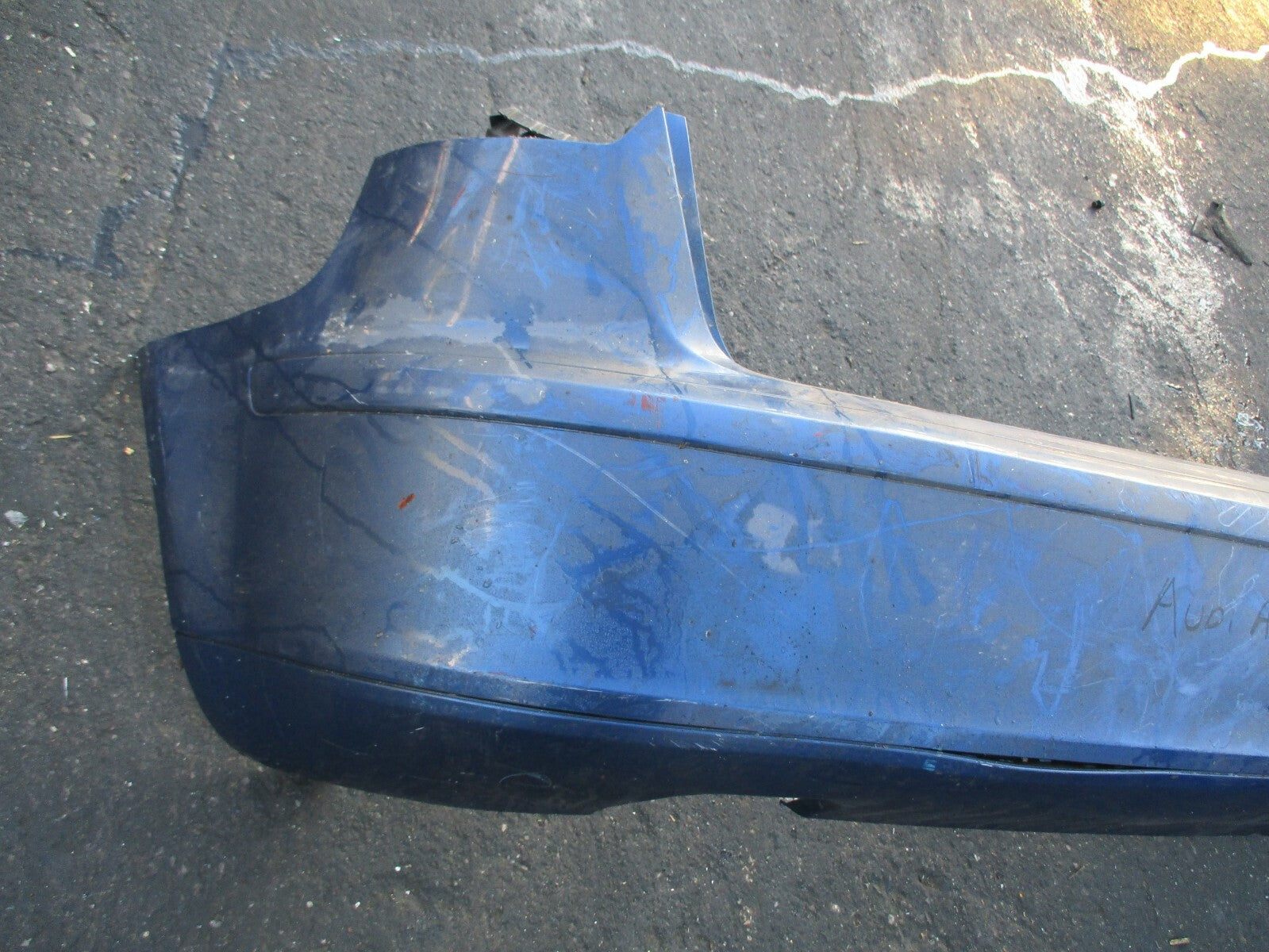 AUDI A3 8P MK2 REAR BUMPER BLUE 8P4807511 2003 - 2008 5 DOOR