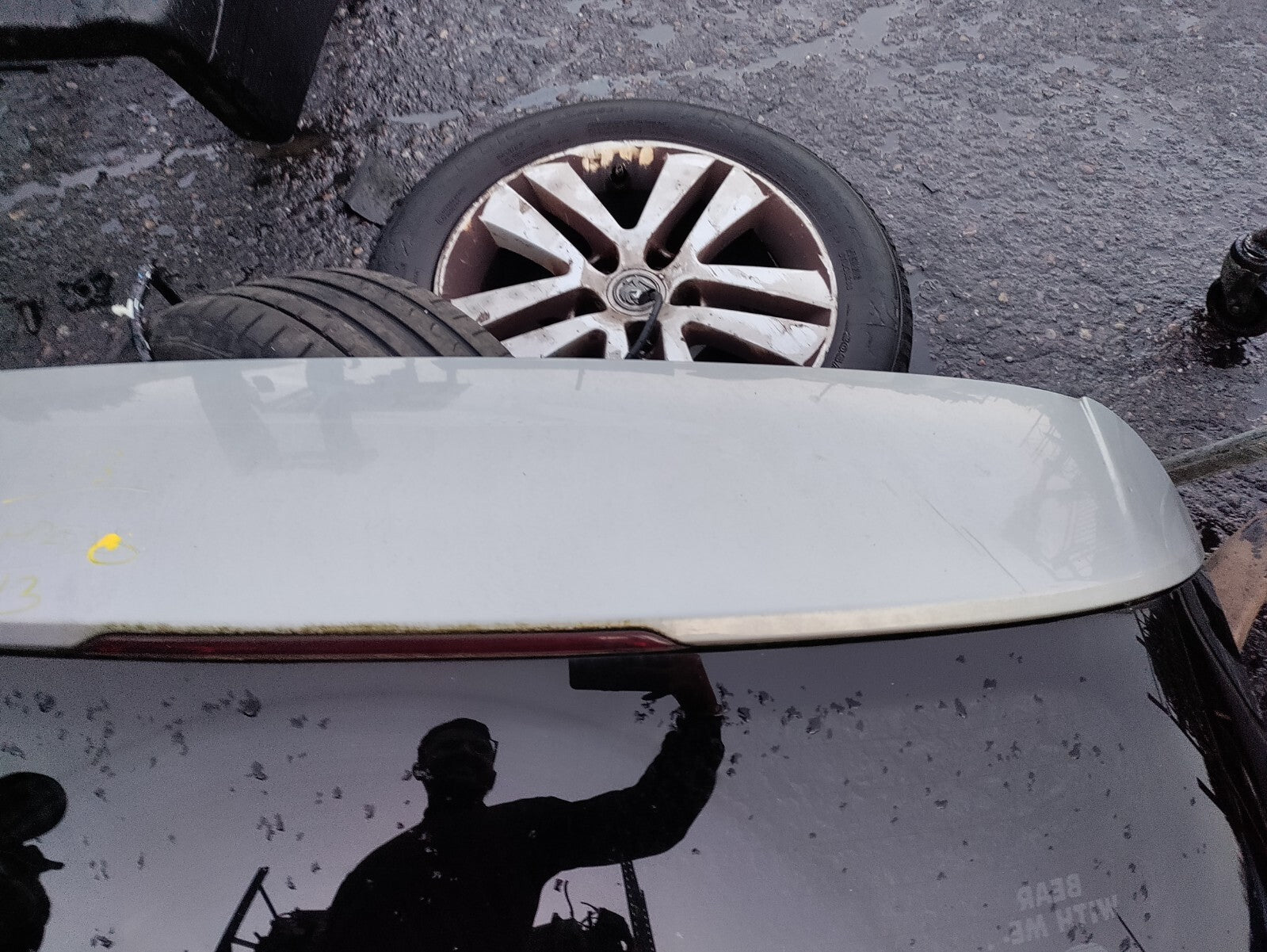 FORD MONDEO MK4 2013 FACELIFT ESTATE REAR TAILGATE BOOTLID BARE SILVER H8