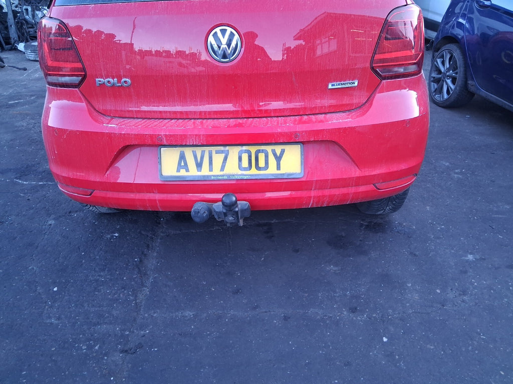 2017 VW VOLKSWAGEN POLO MK5 BARE TAILGATE BOOTLID FLASH RED LP3G
