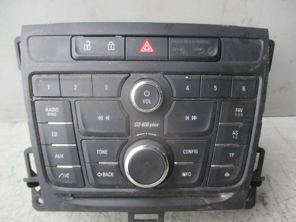 2014 VAUXHALL ZAFIRA C MK3 RADIO STEREO CONTROL SWITCH PANEL 13435410
