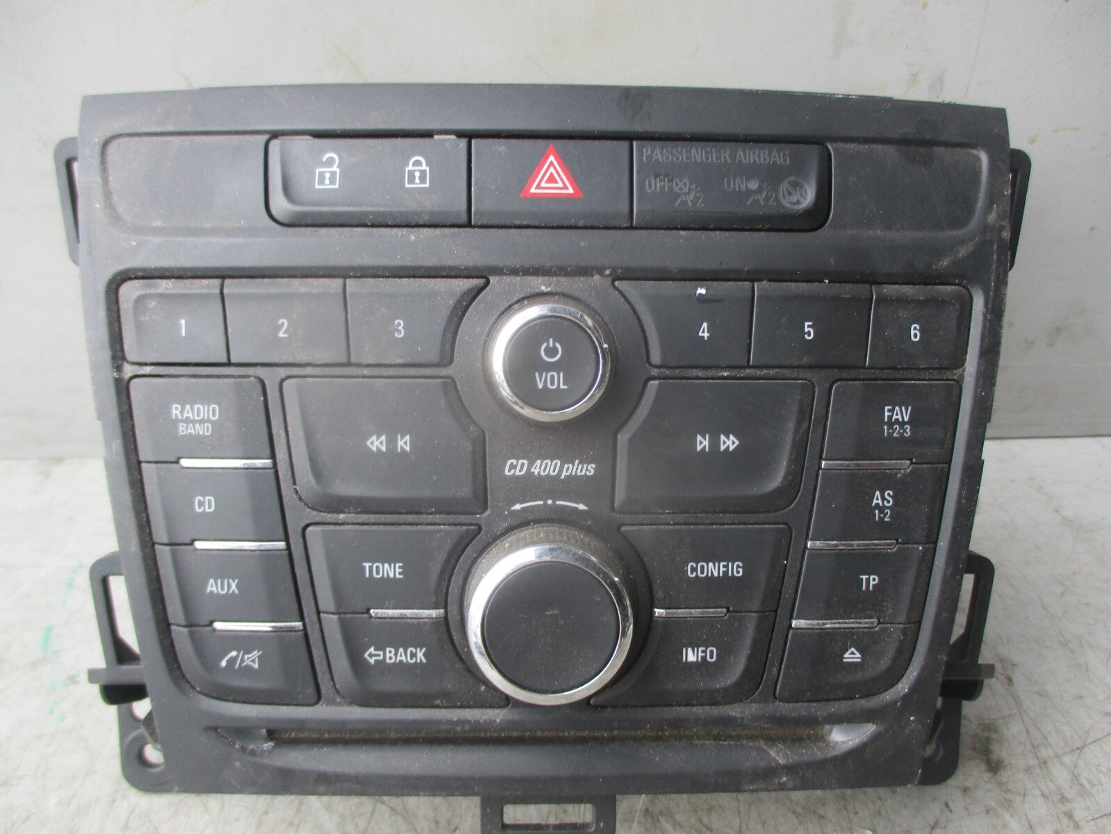2014 VAUXHALL ZAFIRA C MK3 RADIO STEREO CONTROL SWITCH PANEL 13435410
