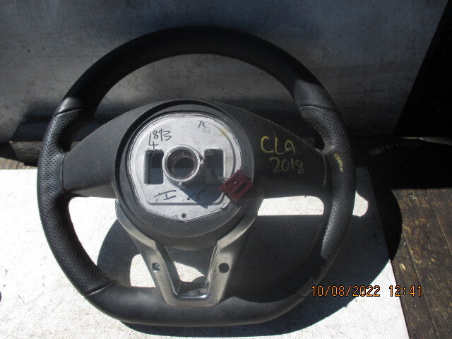 MERCEDES BENZ CLA 2018 C117 FLAT BOTTOM MULTIFUNCTION STEERING WHEEL A0004606212