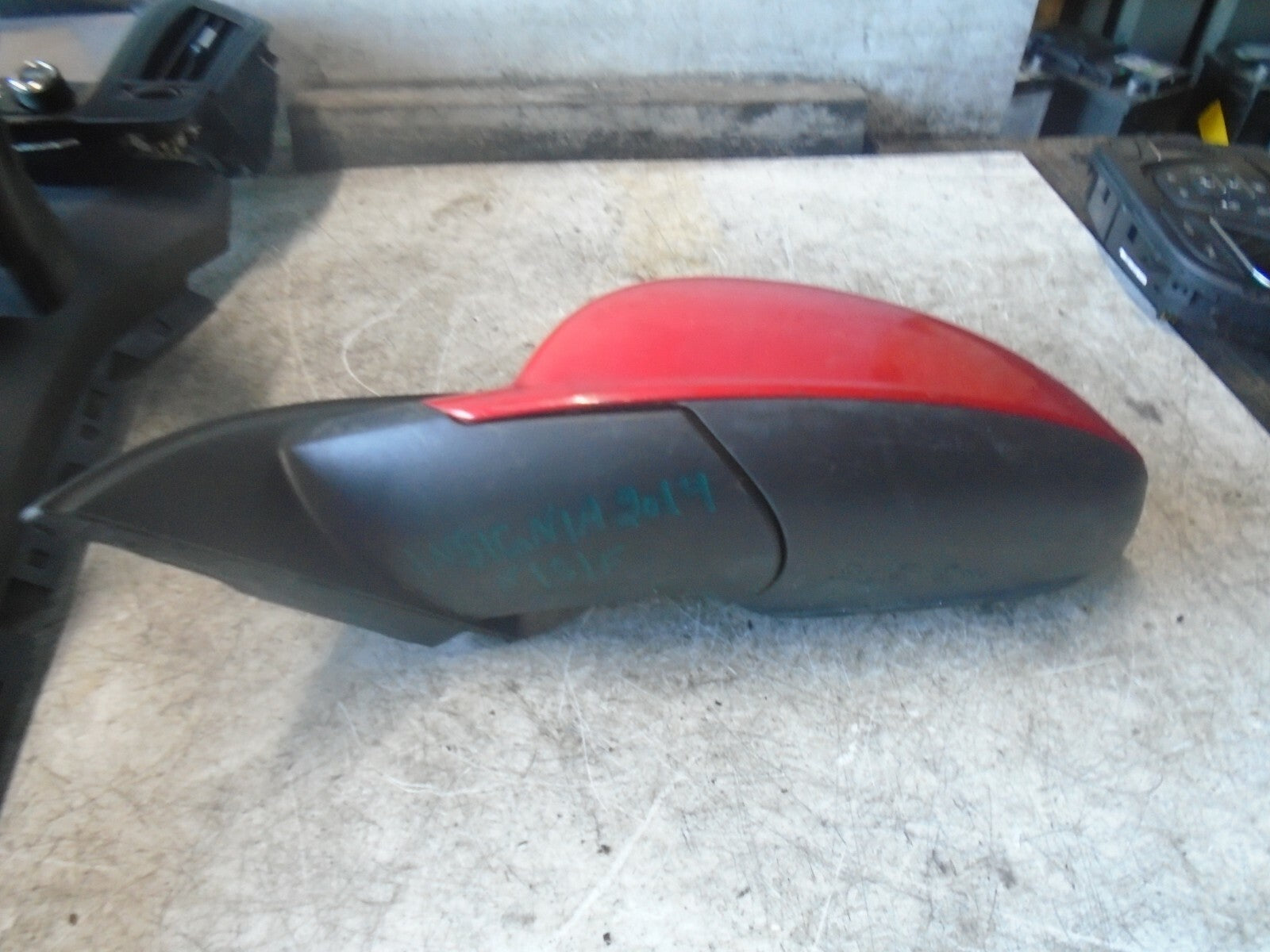 VAUXHALL INSIGNIA A MK1  2014 NSF FRONT PASSENGER WING MIRROR RED POWER FOLD