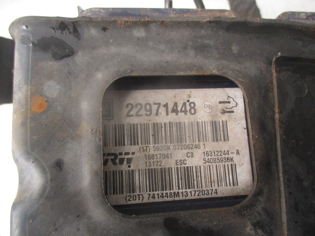 2013 VAUXHALL INSIGNIA MK1 ABS PUMP CONTROL MODULE 22971448