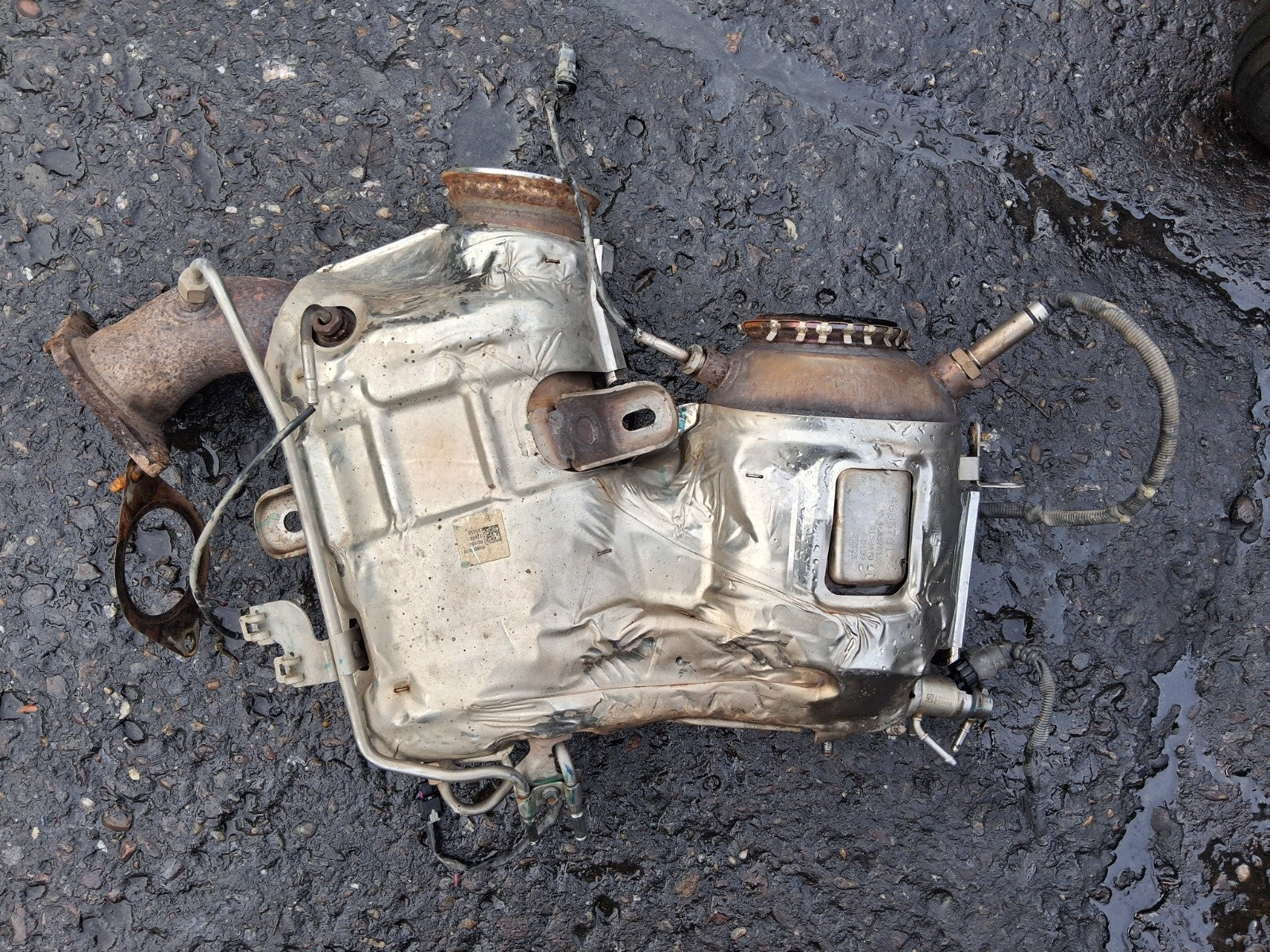 2024 FIAT DUCATO MK3 2.2 DIESEL PARTICULATE FILTER CATALYTIC CONVERTER 46857617