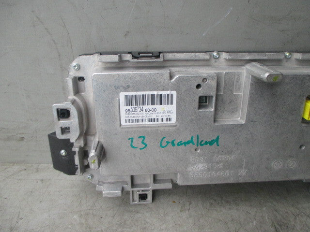 VAUXHALL GRAND LAND 2023  SPEEDO CLOCKS INSTRUMENT CLUSTER 9850673480