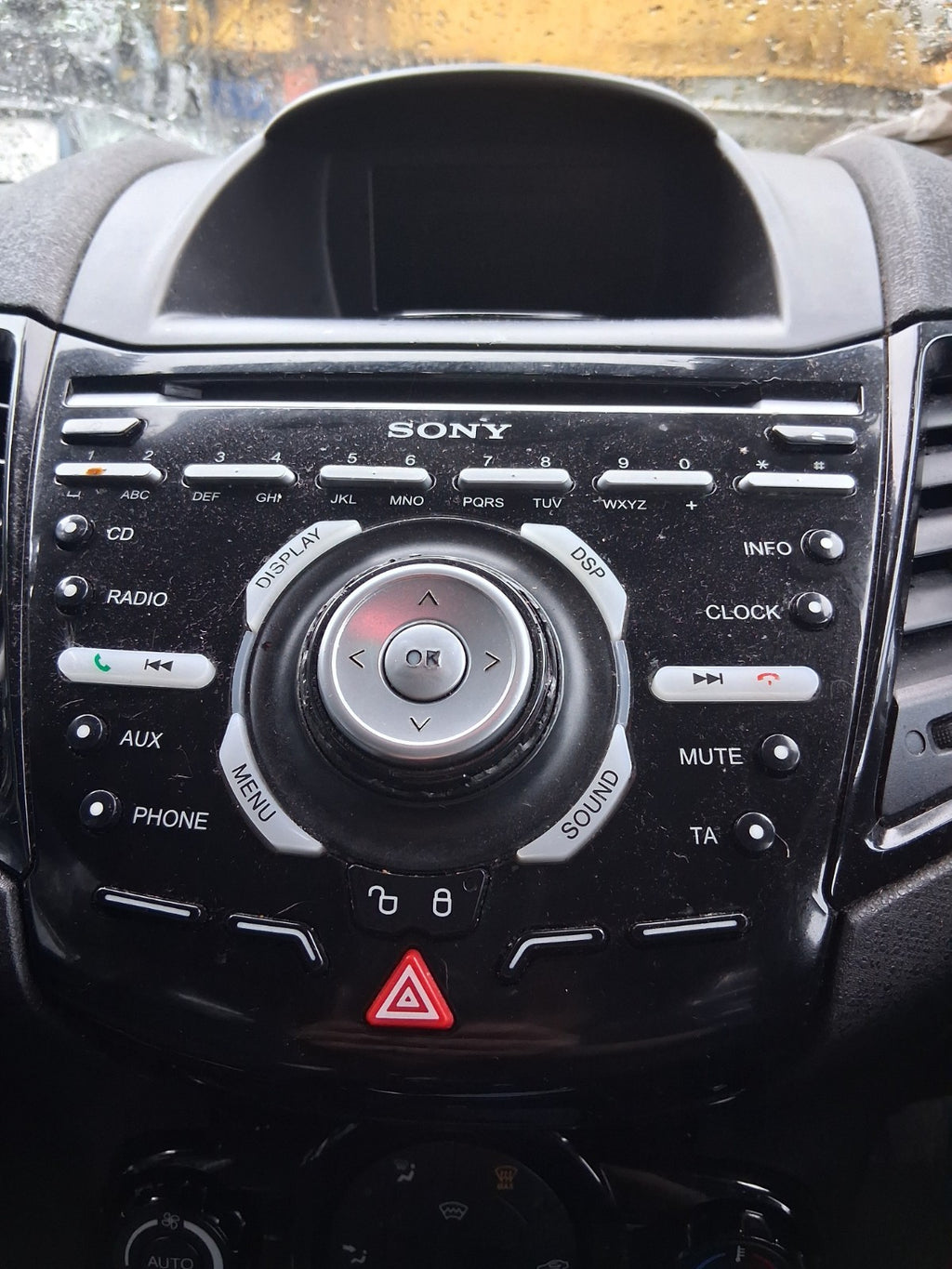 2014 FORD FIESTA MK7 RADIO CD PLAYER TRIM COVER PANEL