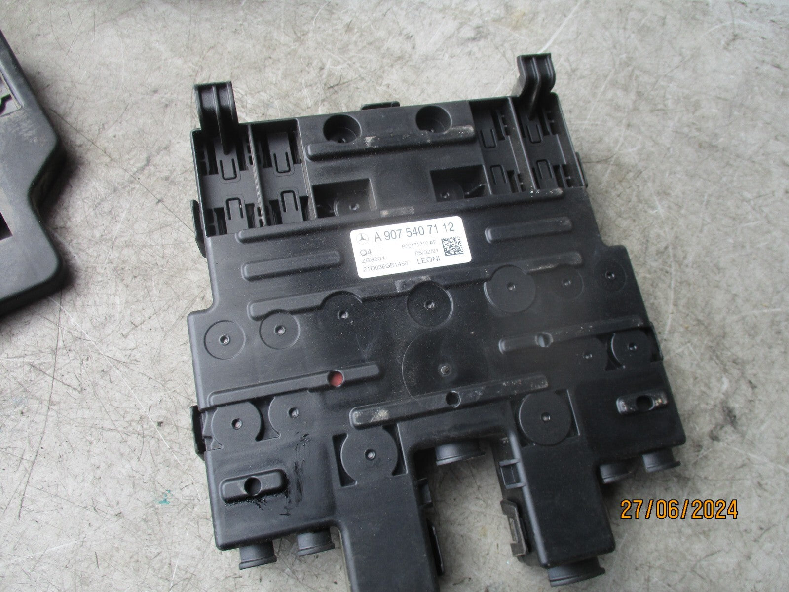 2021 MERCEDES SPRINTER W907 DRIVER MODULE A9075407112