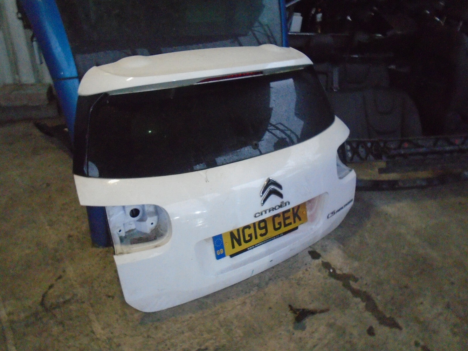 2019 CITROEN C5 AIRCROSS BARE TAILGATE BOOTLID BOOT WHITE EWP