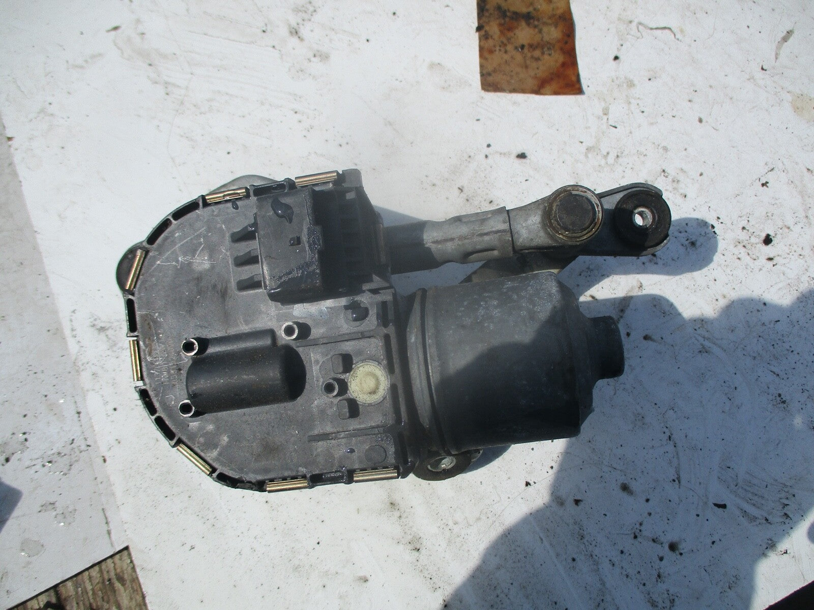 PEUGEOT 407 2007 PASSENGER NEAR SIDE FRONT WIPER MOTOR AND LINKAE 96 568 599 80