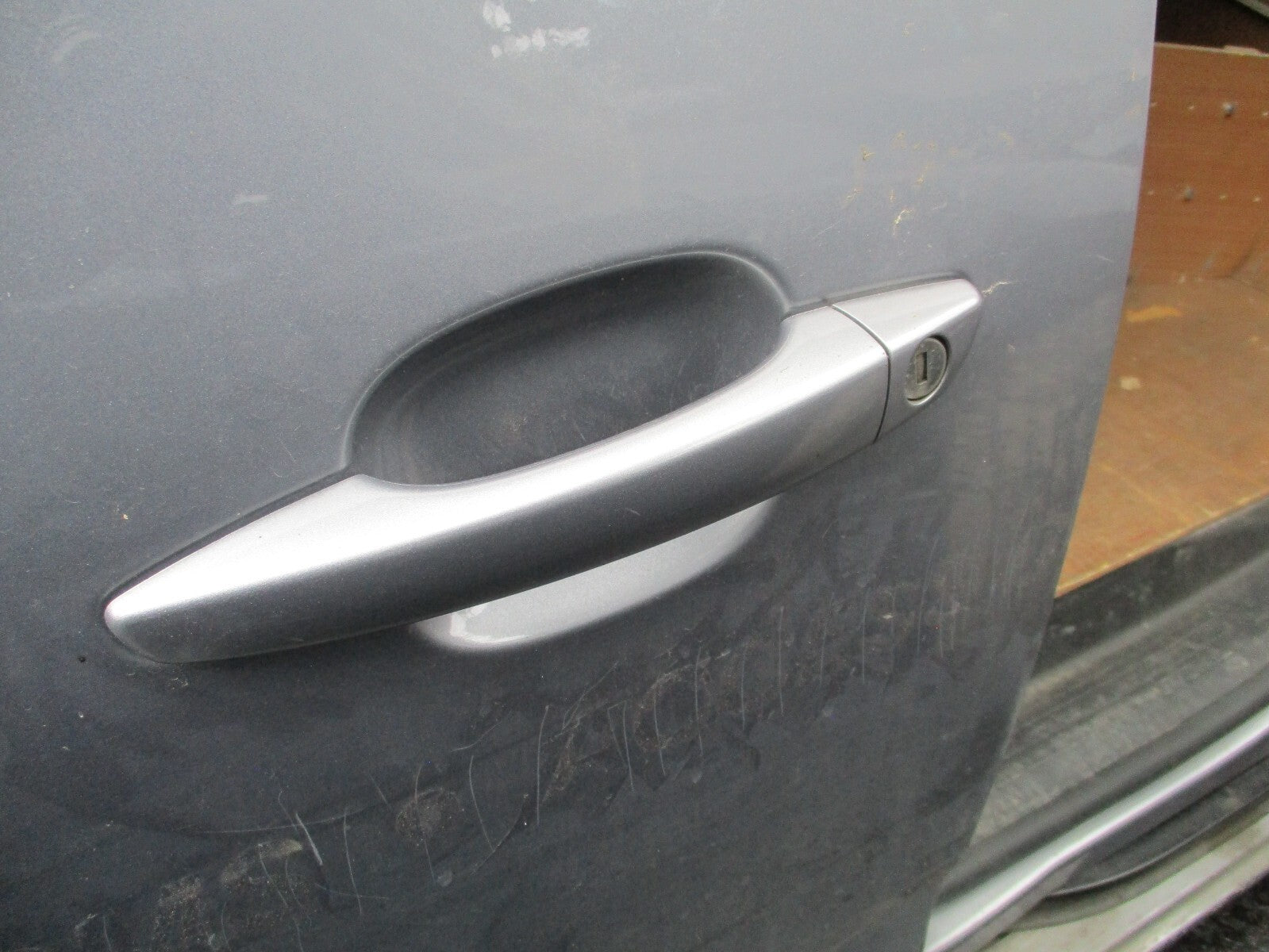 2019 VAUXHALL COMBO E MK4 NSF PASSENGER SIDE FRONT EXTERIOR DOOR HANDLE GREY KCA