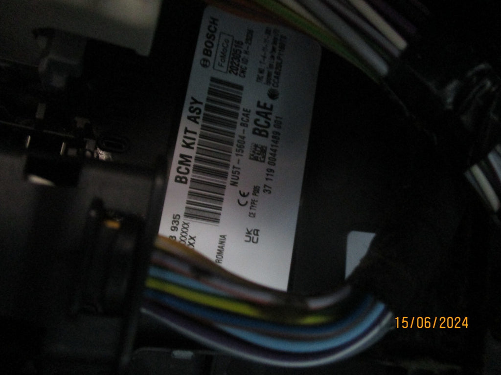 FORD FIESTA MK8 2023 BCM BODY CONTROL MODULE NU5T15604BCAE