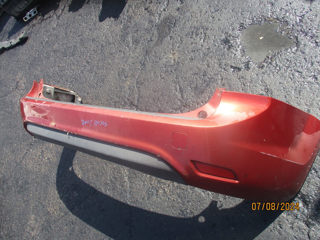 FORD FOCUS MK2 2008 FACELIFT ESTATE REAR COMPLETE BUMPER RED