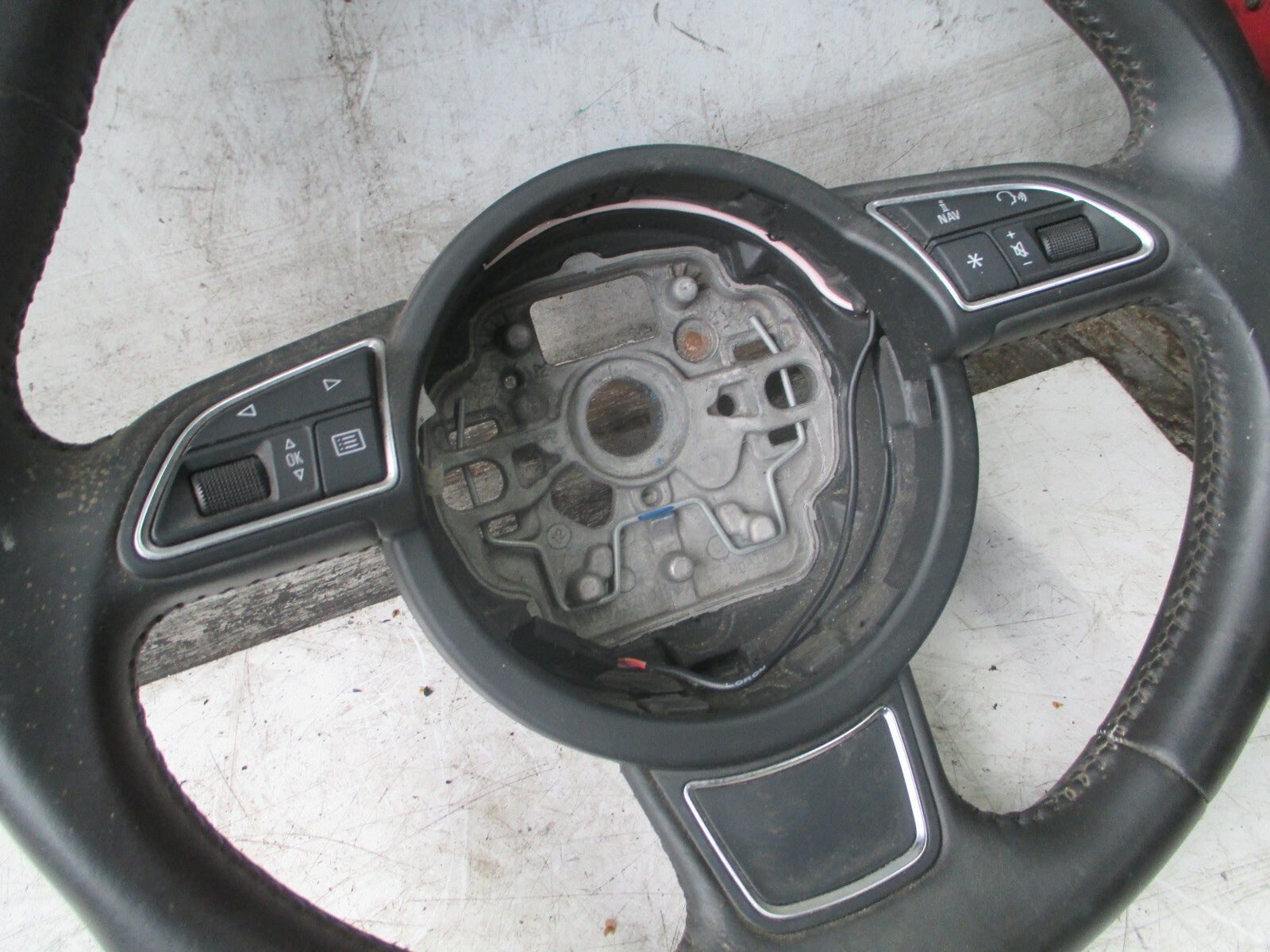 AUDI A1 8X 2015 3 SPOKE MULTIFUNCTION STEERING WHEEL 4G0419091R
