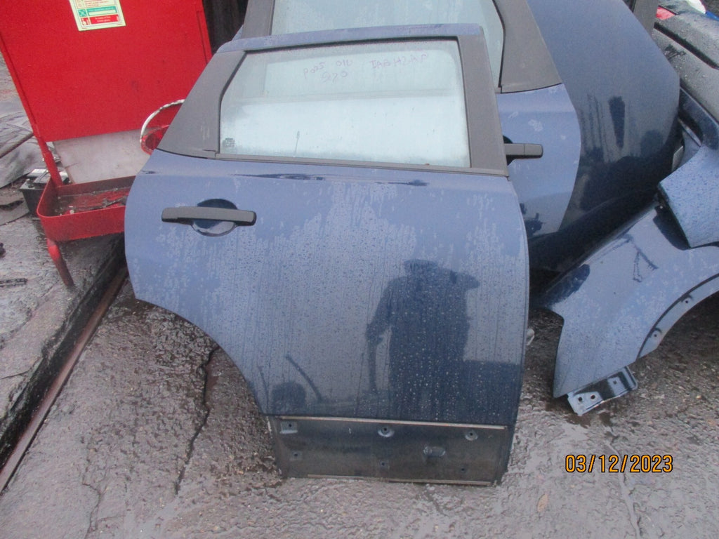 2009 NISSAN QASHQAI J10 OSR DRIVER SIDE REAR DOOR COMPLETE BLUE