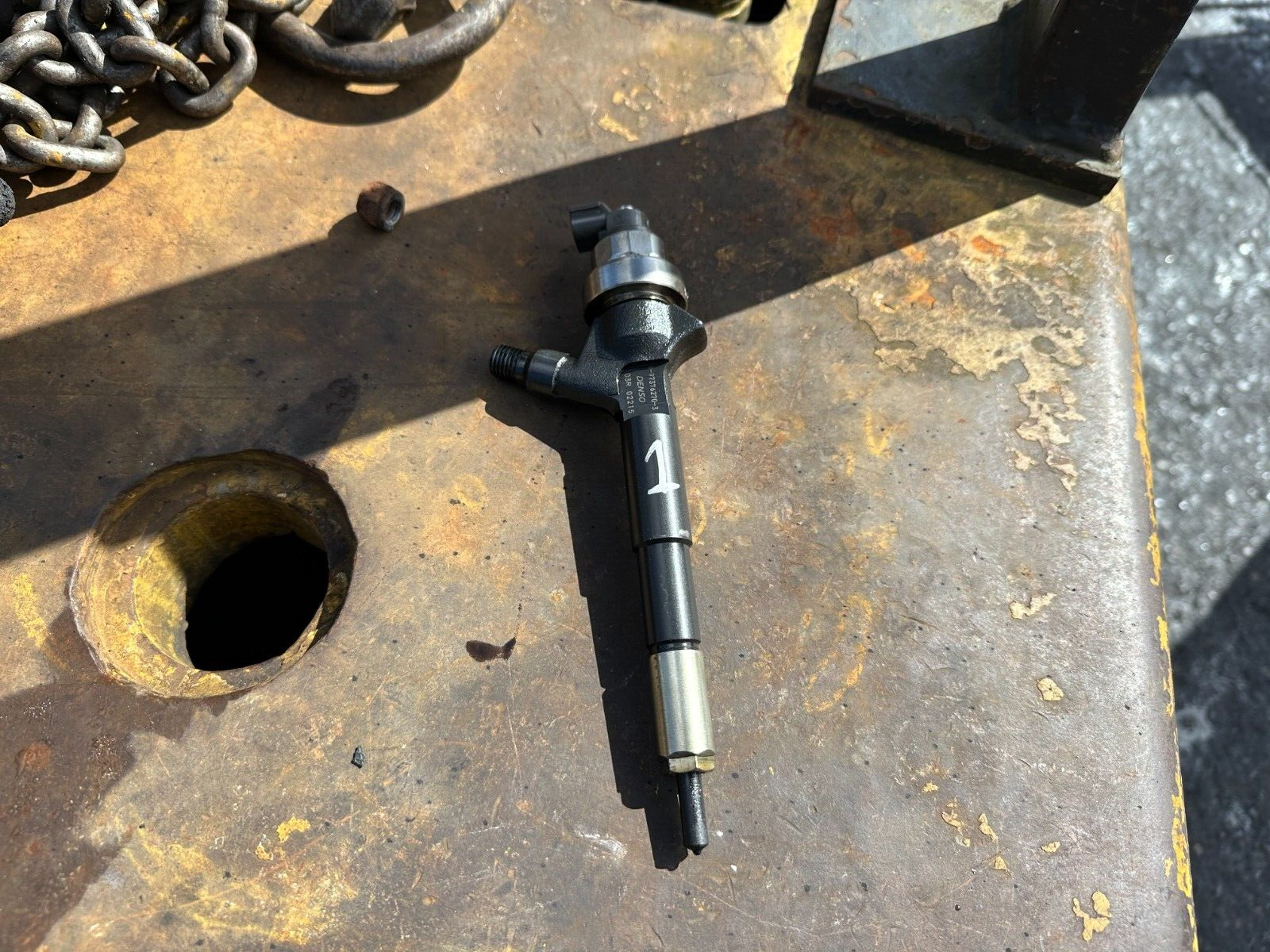 2012 VAUXHALL ZAFIRA 1.7 DIESEL FUEL INJECTOR DENSO 97376270 REF1