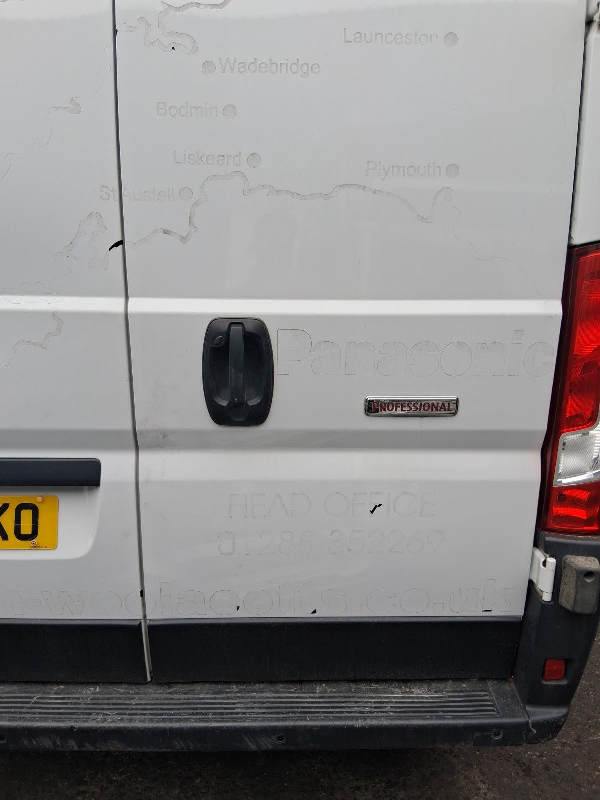 2023 FIAT DUCATO MK3 EXTRA HIGH ROOF OSR DRIVER SIDE REAR BARE DOOR WHITE
