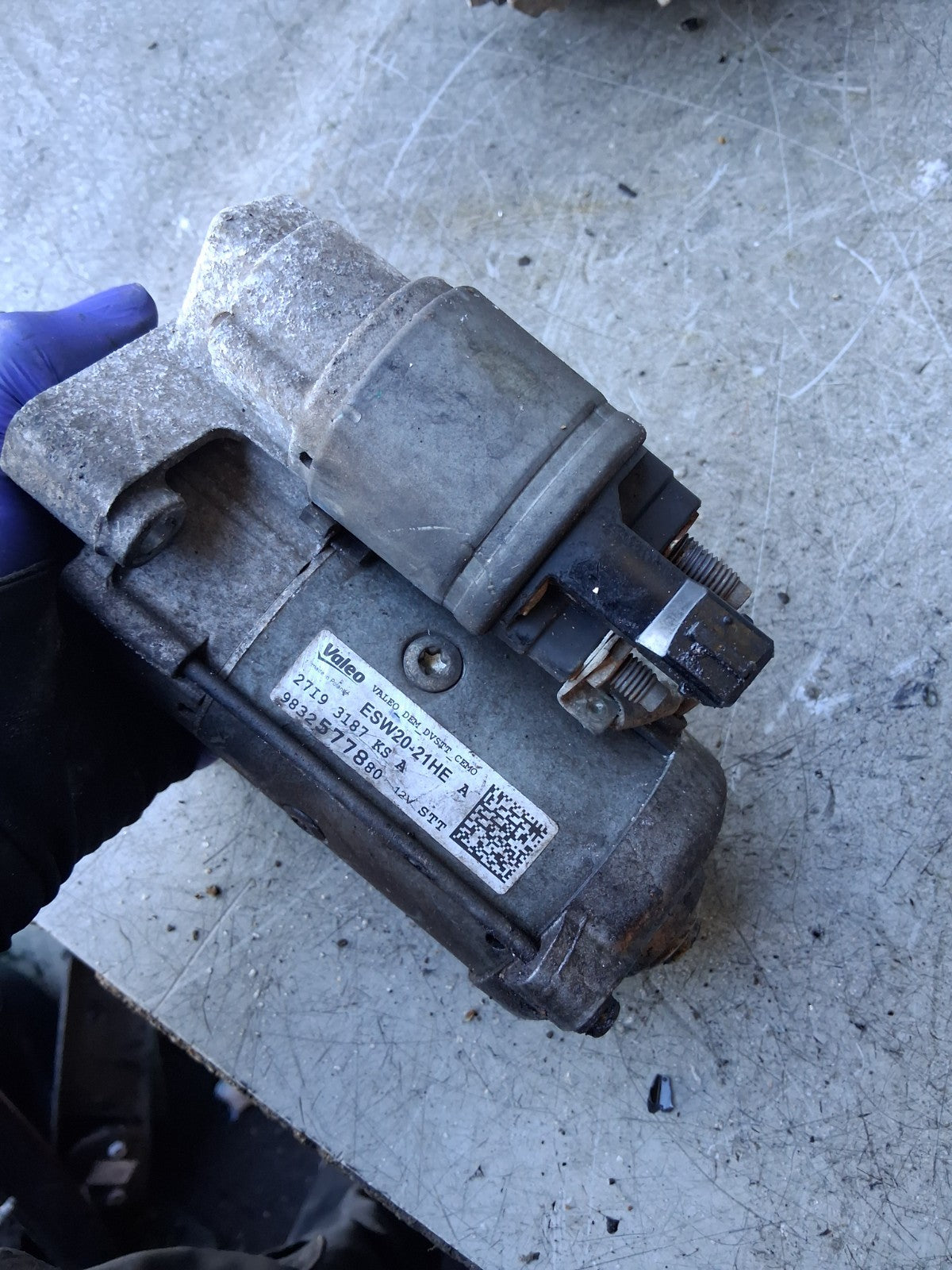 2019 CITROEN C4 CACTUS 1.5 DIESEL STARTER MOTOR 9832577880