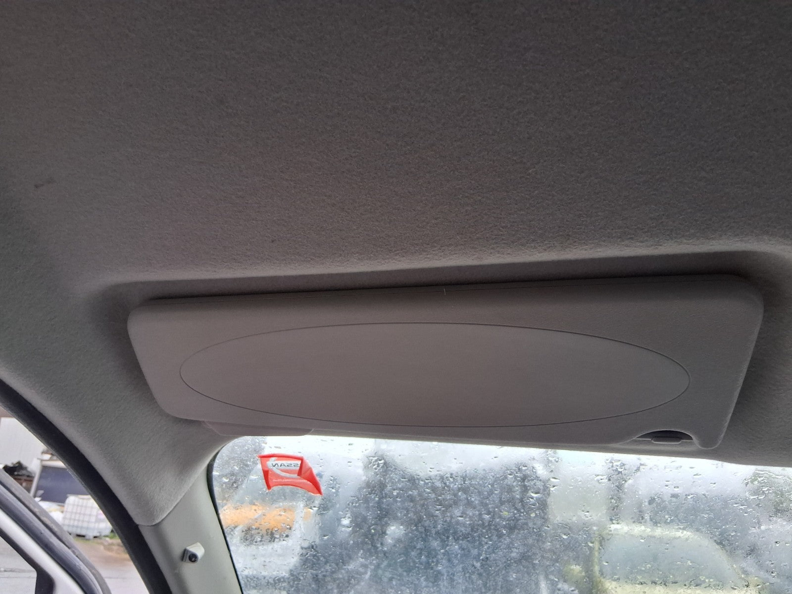 2018 NISSAN NV200 NSF PASSENGER SIDE FRONT LEFT SUN VISOR SHADE