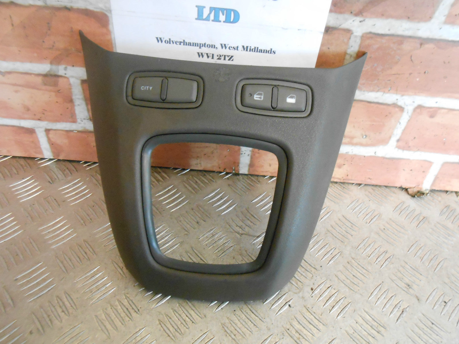 FIAT IDEA 2005 TRIM SURROUND WINDOW LOCK CITY SWITCH PANEL 735324543 12000394