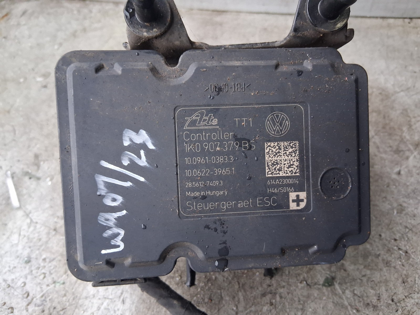 2014 VW VOLKSWAGEN CADDY 2K ABS PUMP CONTROL MODULE 1k0614517EG