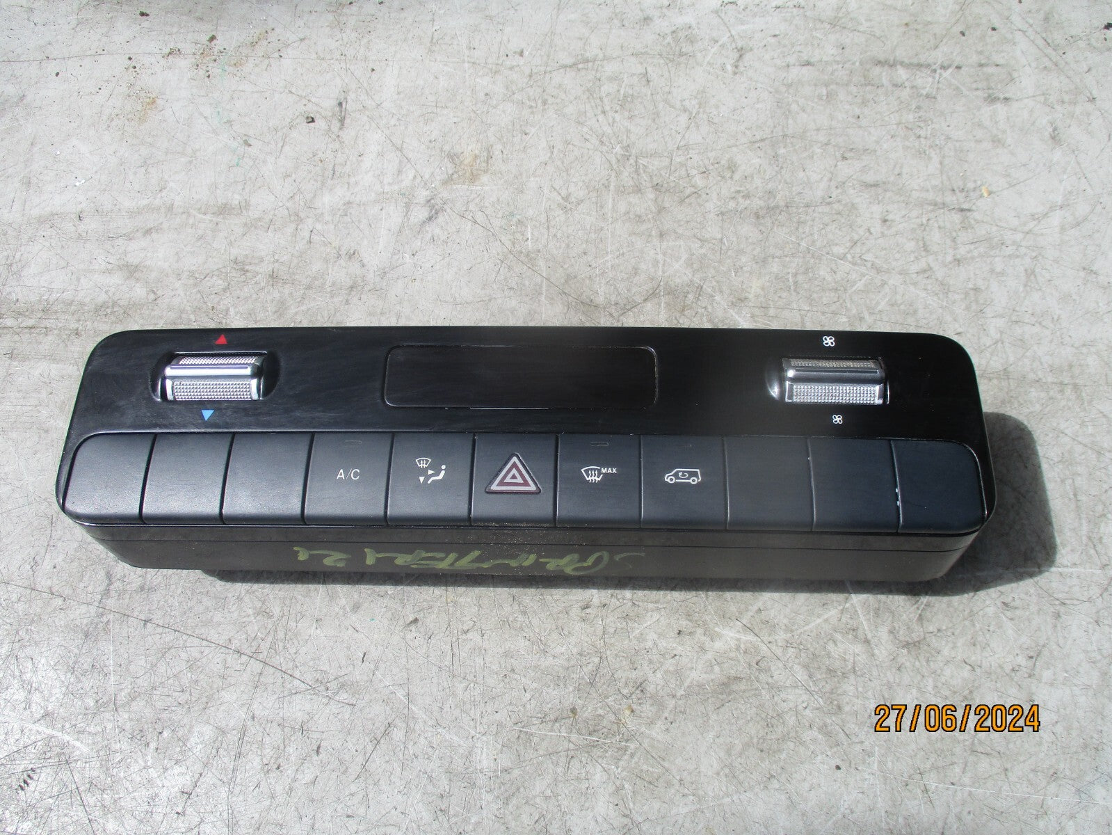 2021 MERCEDES SPRINTER W907 AIR CON HEATER CONTROL PANEL A9079054806