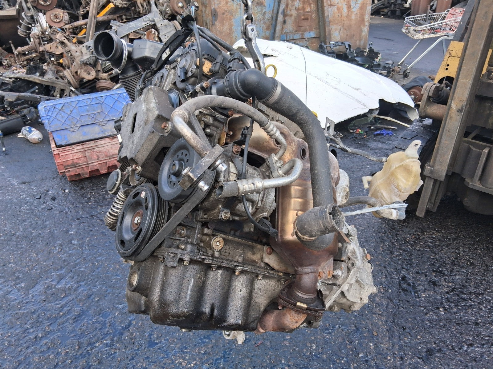 2015 VAUXHALL CORSA E 1.4 PETROL COMPLETE ENGINE B14XER