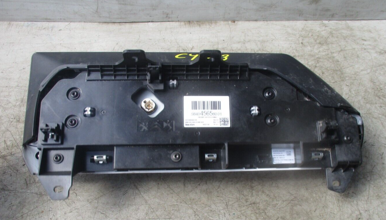 2023 CITROEN C4  AUDIO AND SAT NAV DISPLAY SCREEN 984045658001