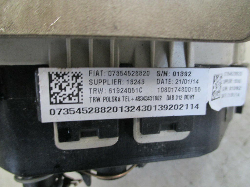 FIAT 500 2016 DRIVER SIDE AIRBAG