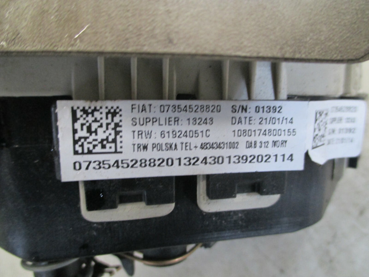 FIAT 500 2016 DRIVER SIDE AIRBAG