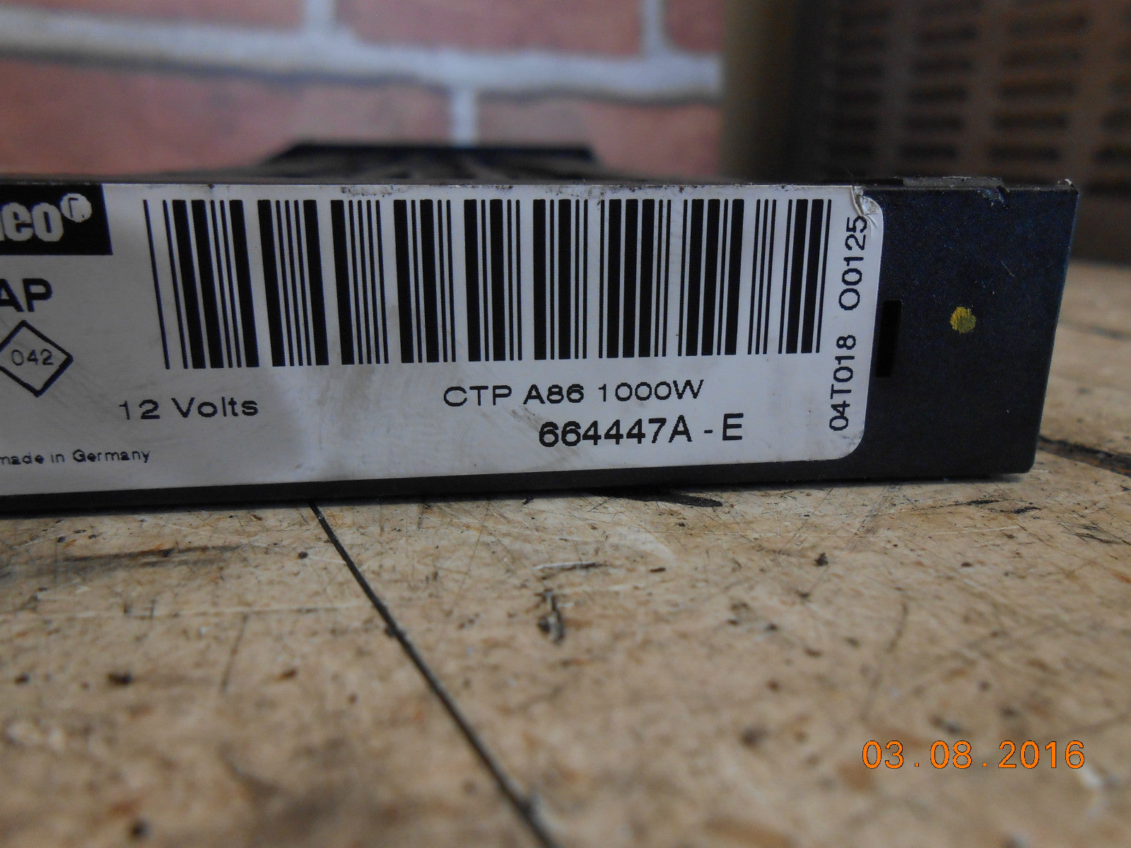 RENAULT MEGANE SCENIC MK2 2004 4 X HEATER RESISTOR ELEMENT CORE 664447A-E