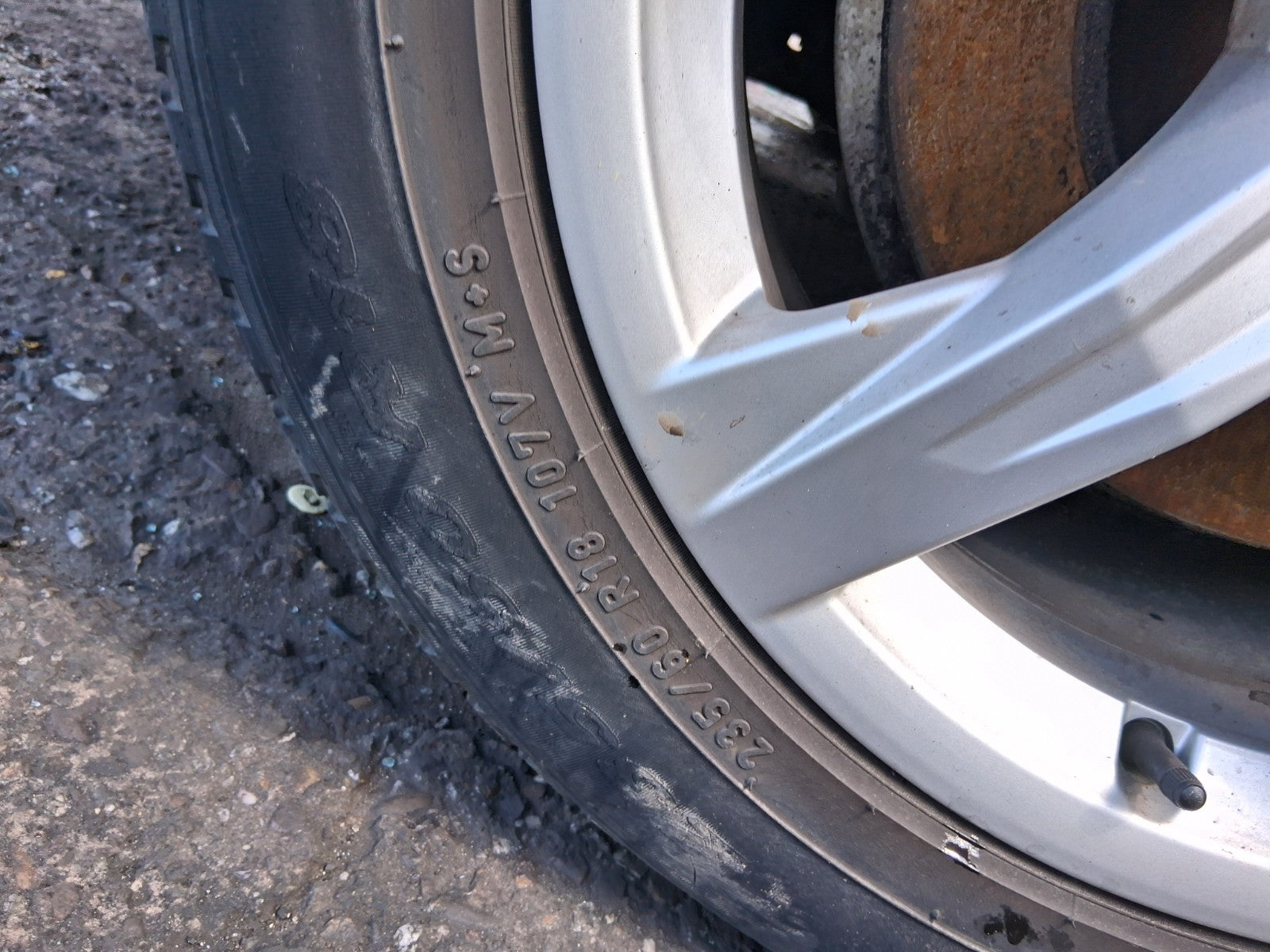 2019 AUDI Q5 FY 18 INCH ALLOY WHEEL WITH TYRE 235/60 R18