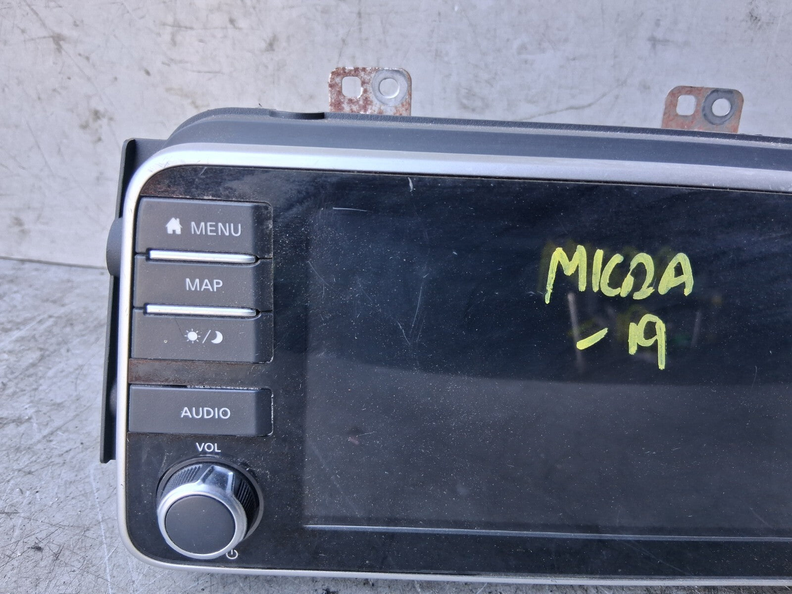 2019 NISSAN MICRA K14 MULTIMEDIA DISPLAY RADIO SAT NAV HEAD UNIT 259155FA5A