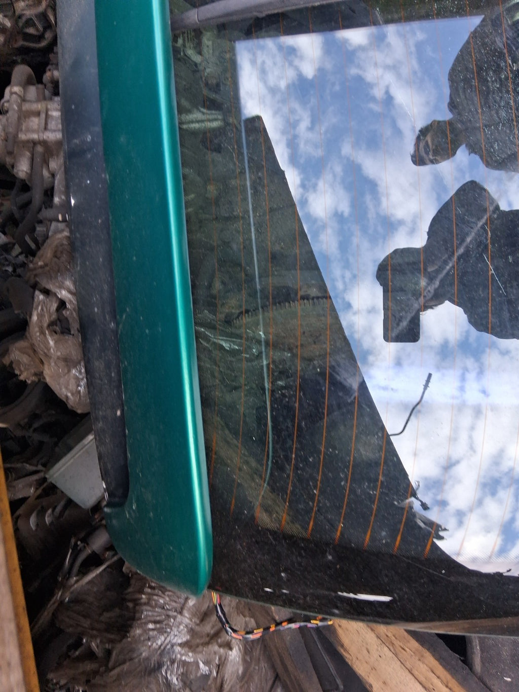 2001 PEUGEOT 206 COMPLETE REAR TAILGATE BOOTLID GREEN