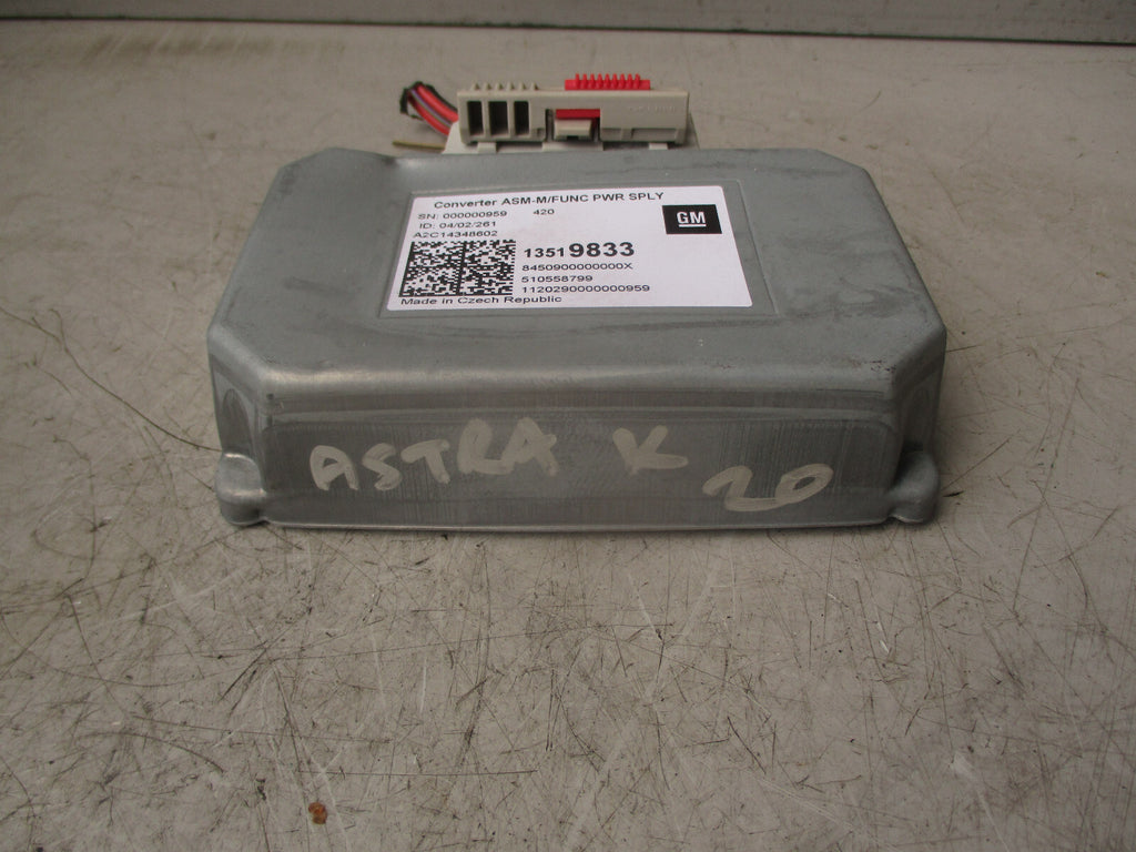 2020 VAUXHALL ASTRA K 1.2 PETROL DOOR CENTRAL LOCK CONTROL MODULE 13519833