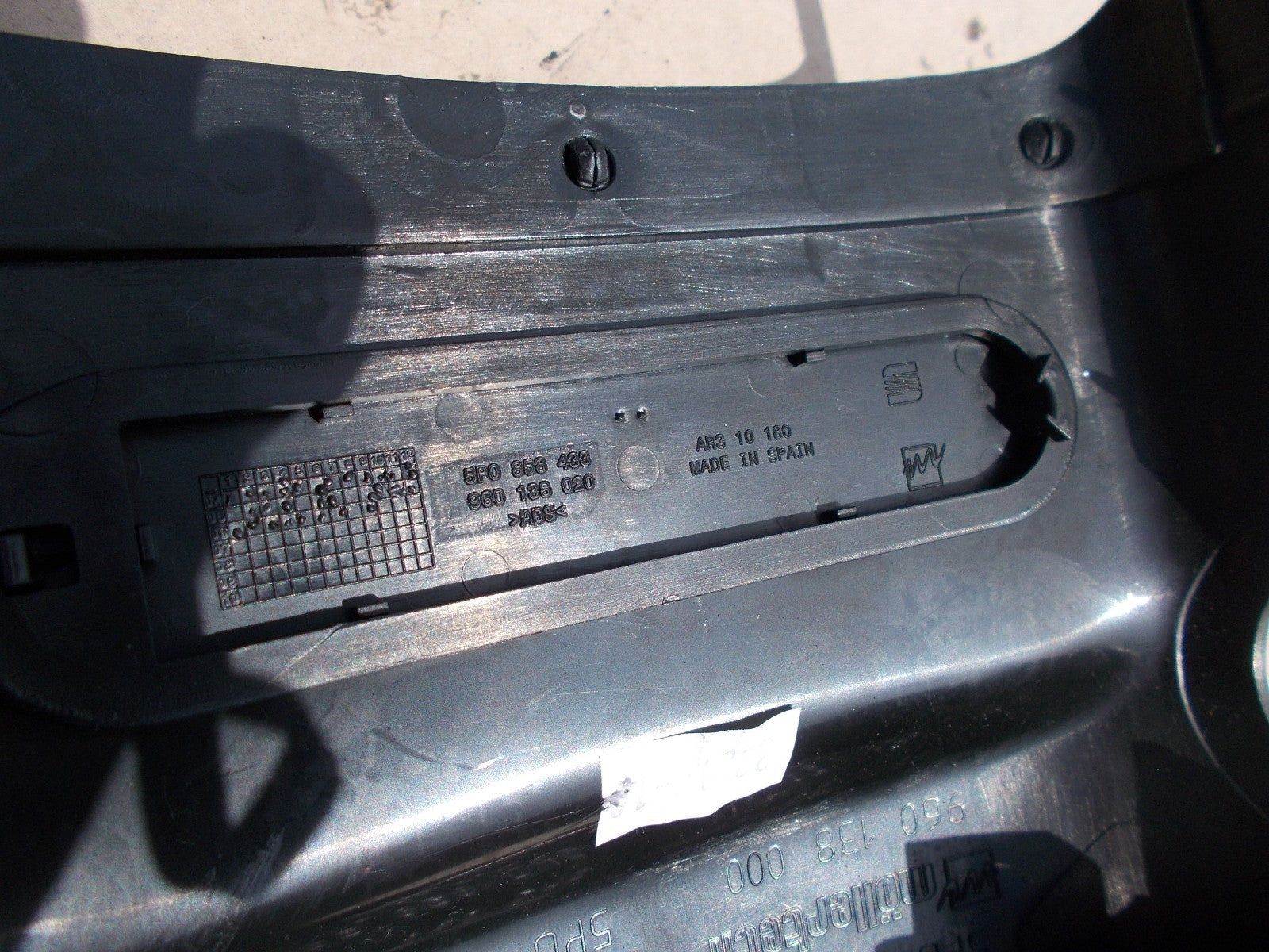 SEAT LEON STEERING COLUMN TRIM 960138000